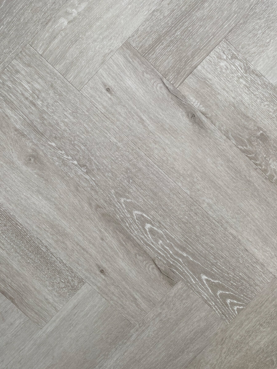 Obsidian Herringbone Hybrid Flooring 9mm