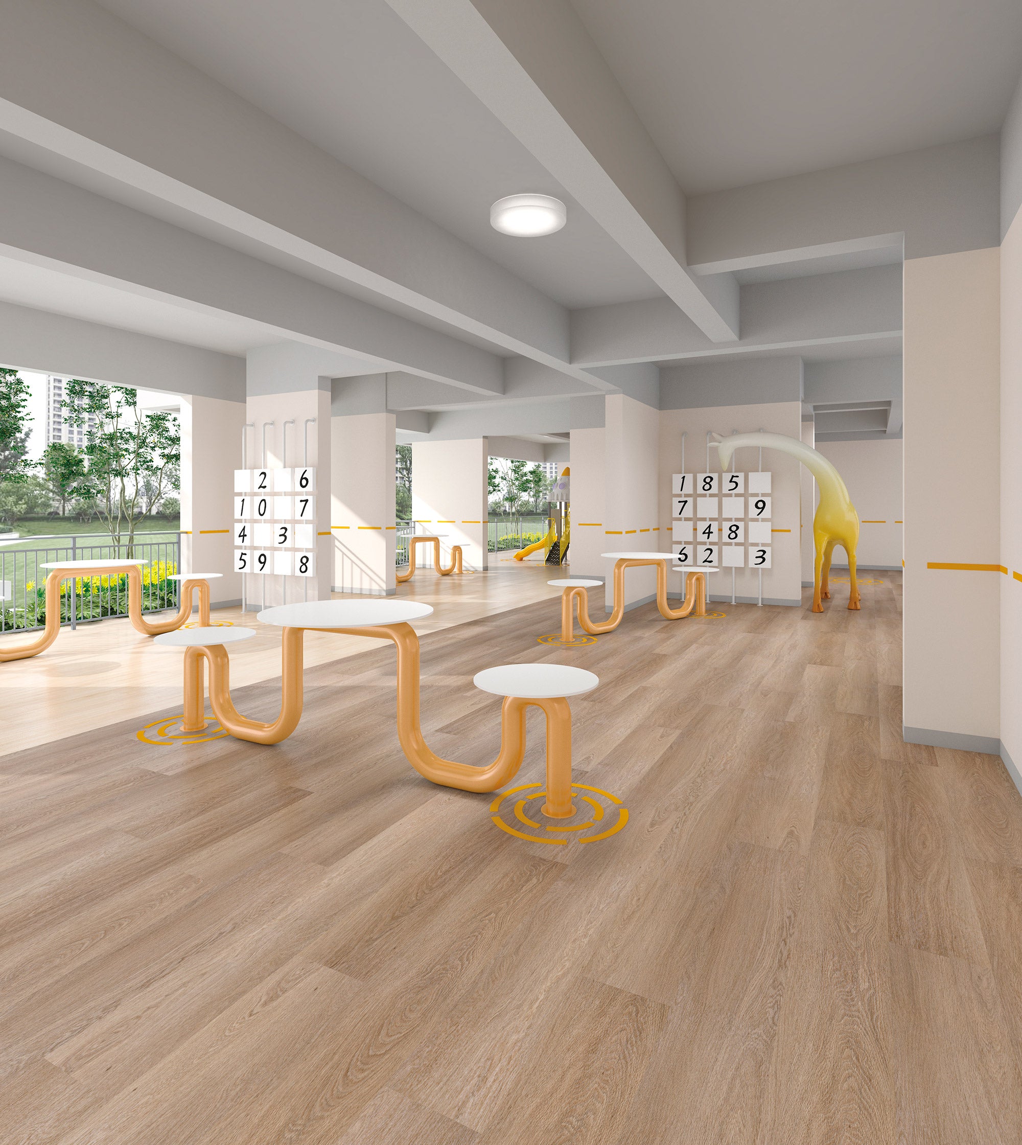 Oakwood-Vinyl_Plank-Colour-Hask-Oak_and_Blonde-Oak-Room Oakwood-Vinyl_Plank-Colour-Hask-Oak_and_Blonde-Oak-Room