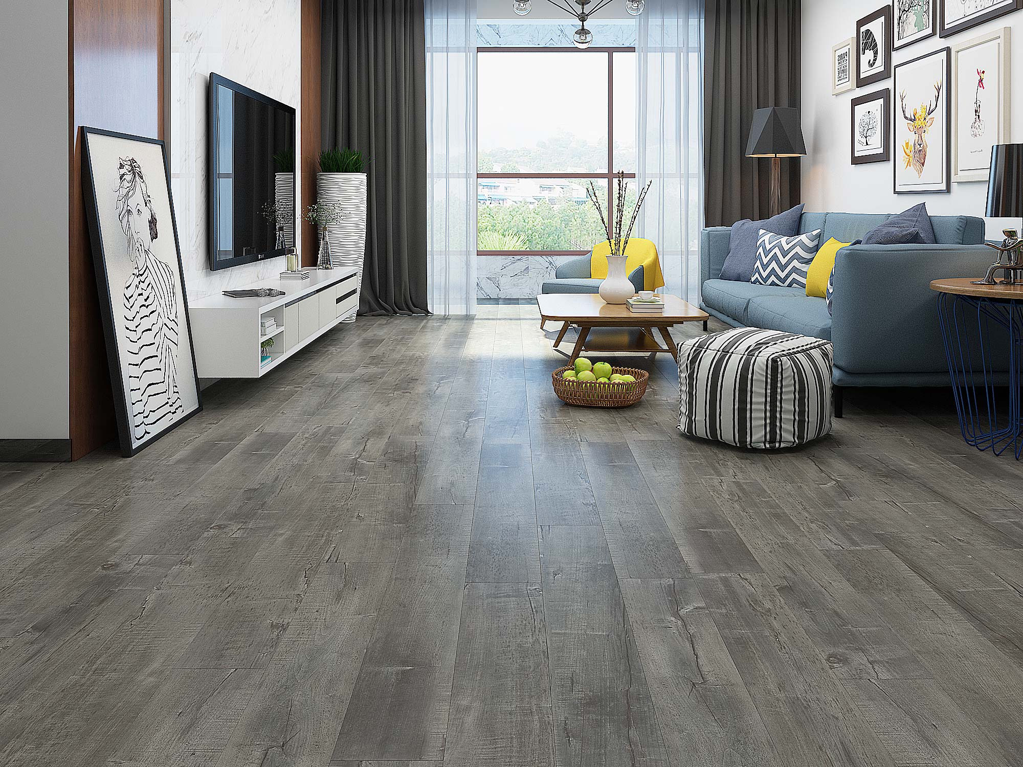Rustic-Laminate_Floorin-Colour-Granite-Room