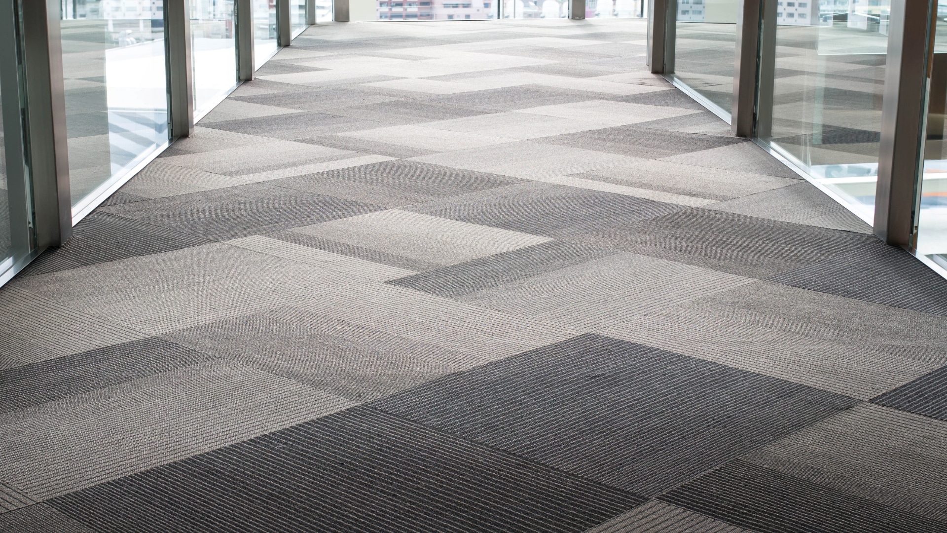 image presents carpet tile supplier
