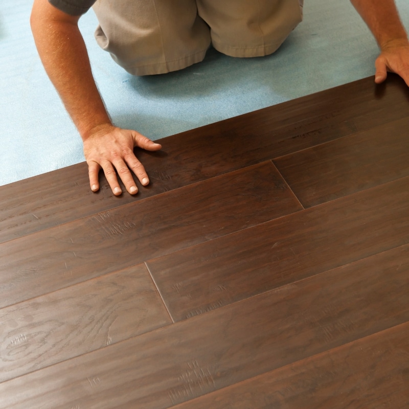 image presents Professional Laminate Flooring Installation